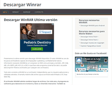 Tablet Screenshot of descargarwinrar.com